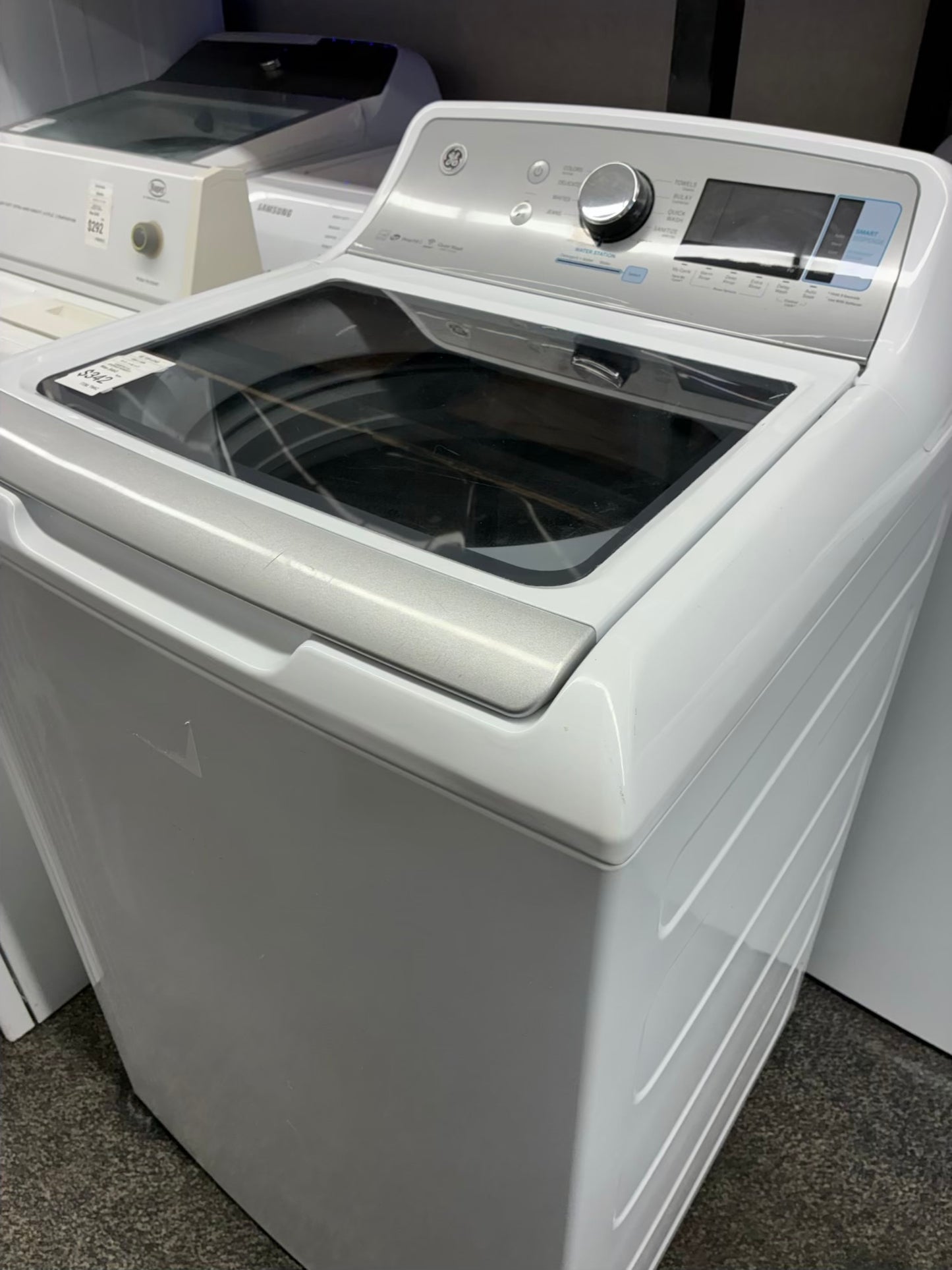 GE top load washer large capacity side x side 27”