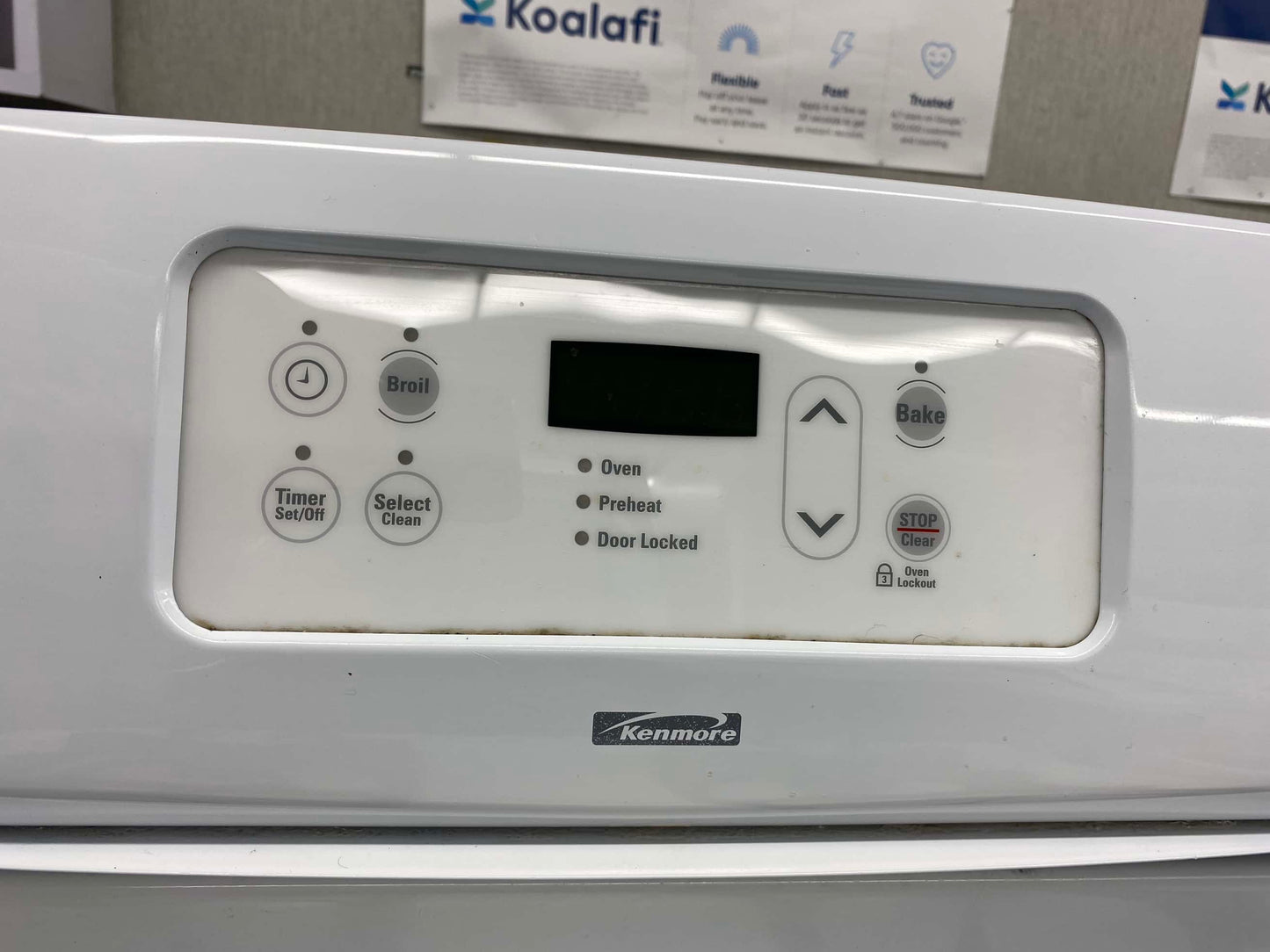 ITEM #GR85G kenmore gas range white 4 burner 30” in