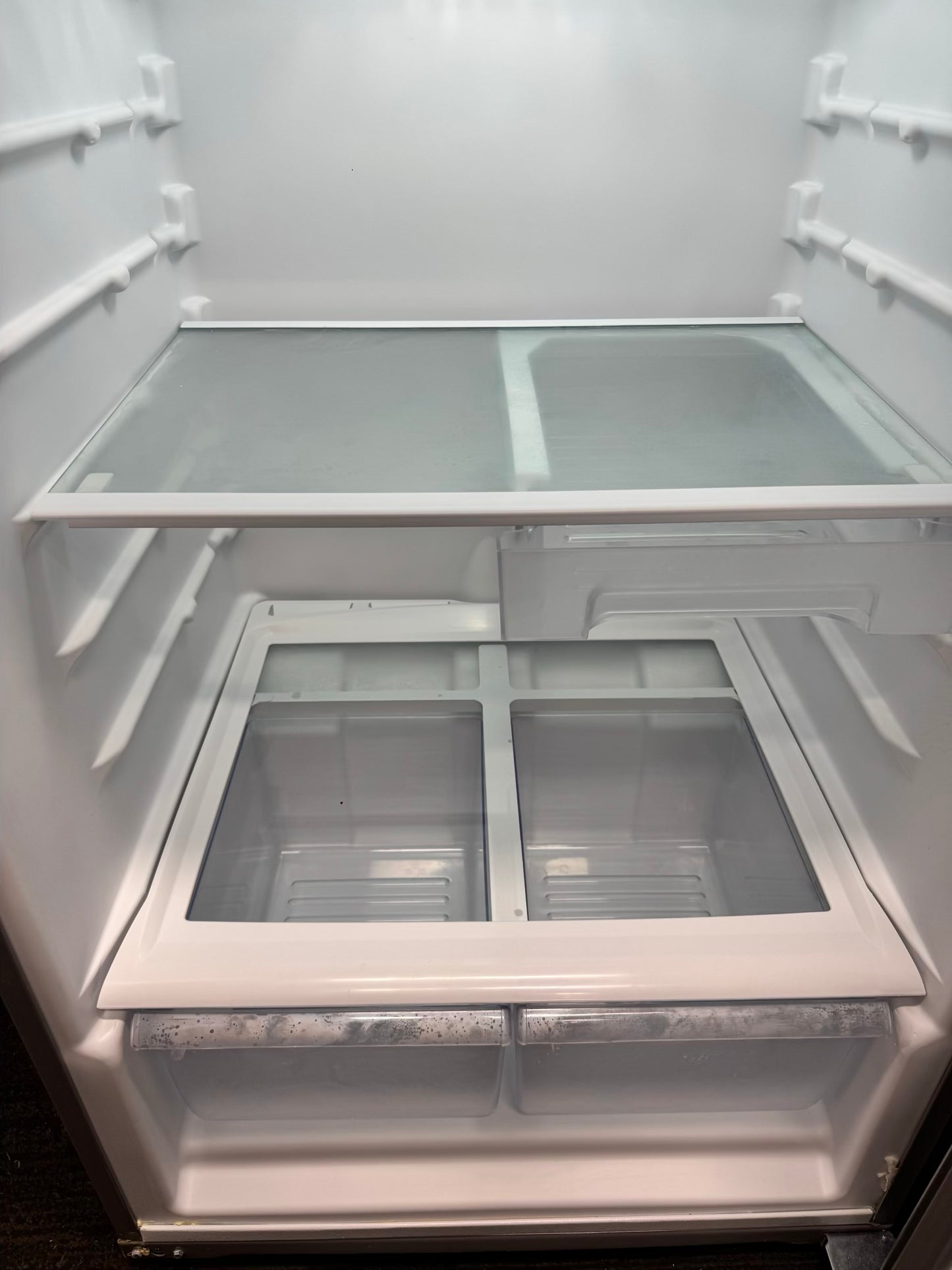 Whirpool top freezer stainless steel 28 inch