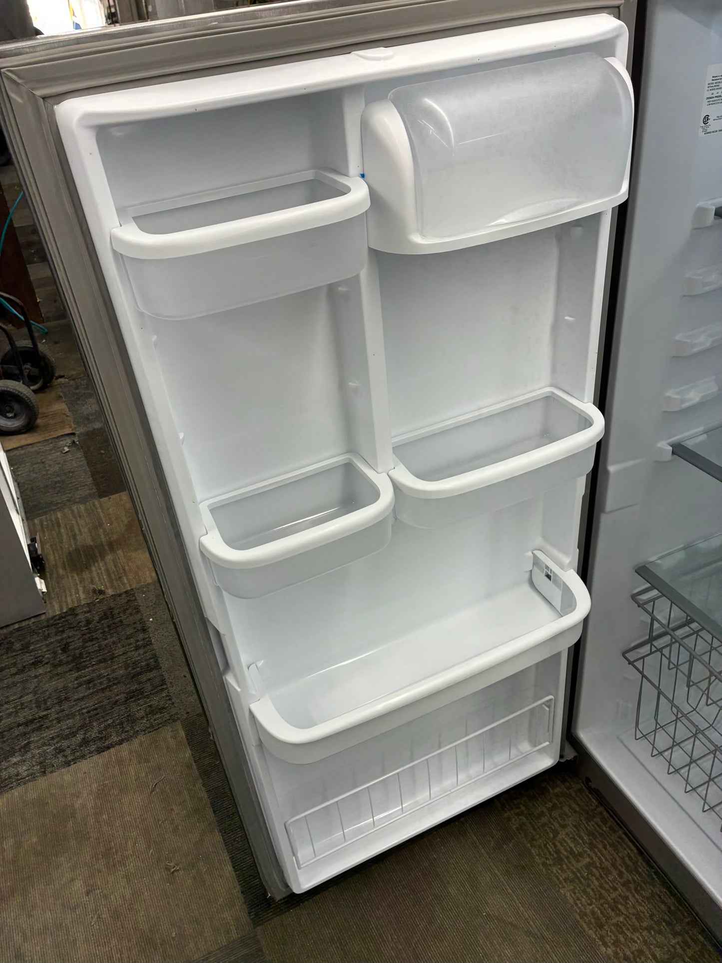 Whirlpool chest freezer stainless steel 30”