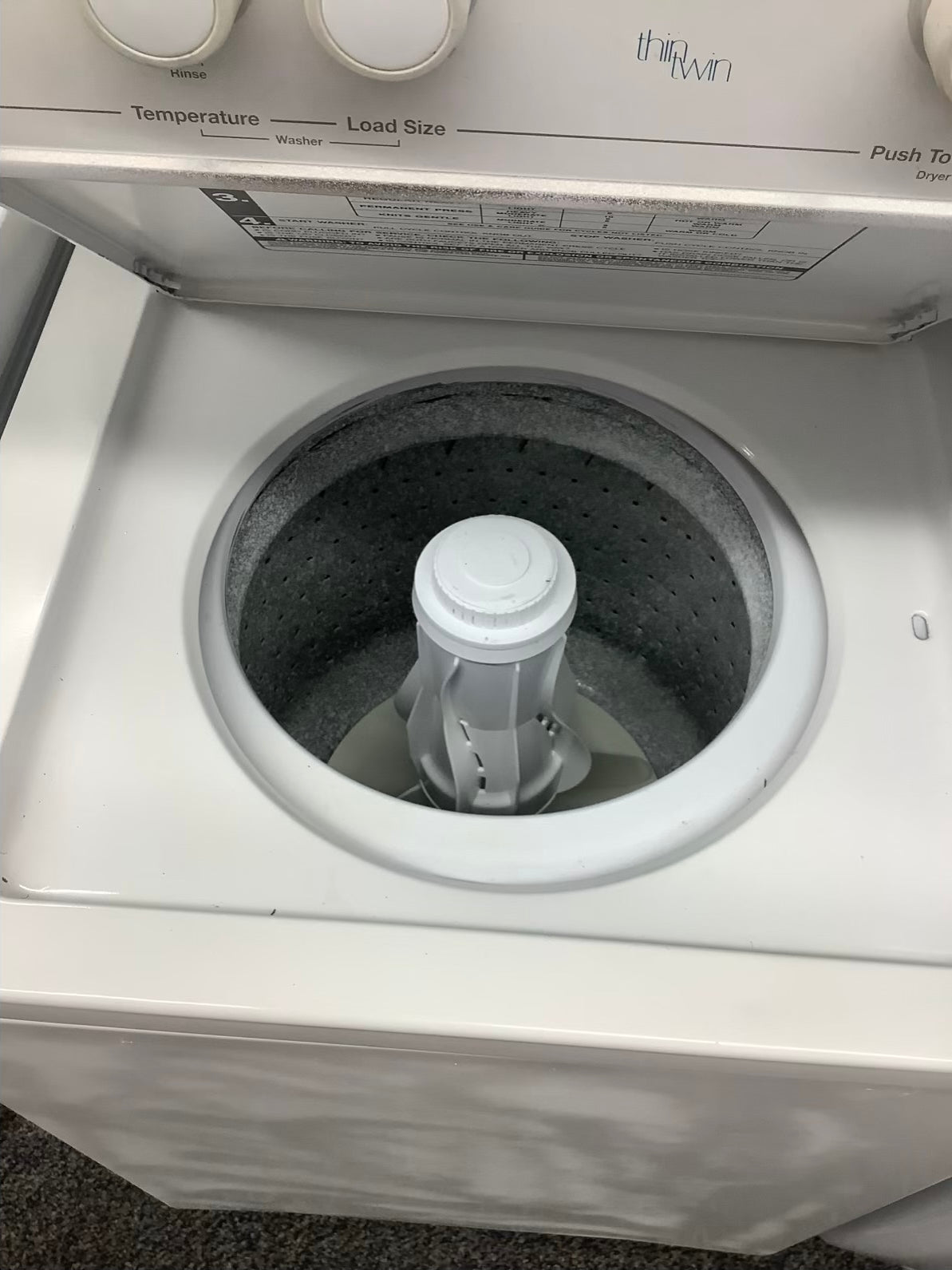 whirlpool laundry center washer and dryer set gas stackable 24”