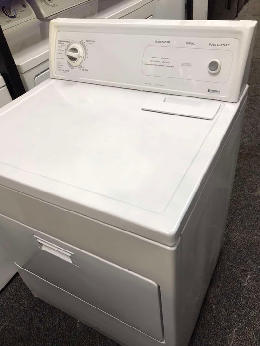 Kenmore electric 220v dryer large capacity side x side 27 in