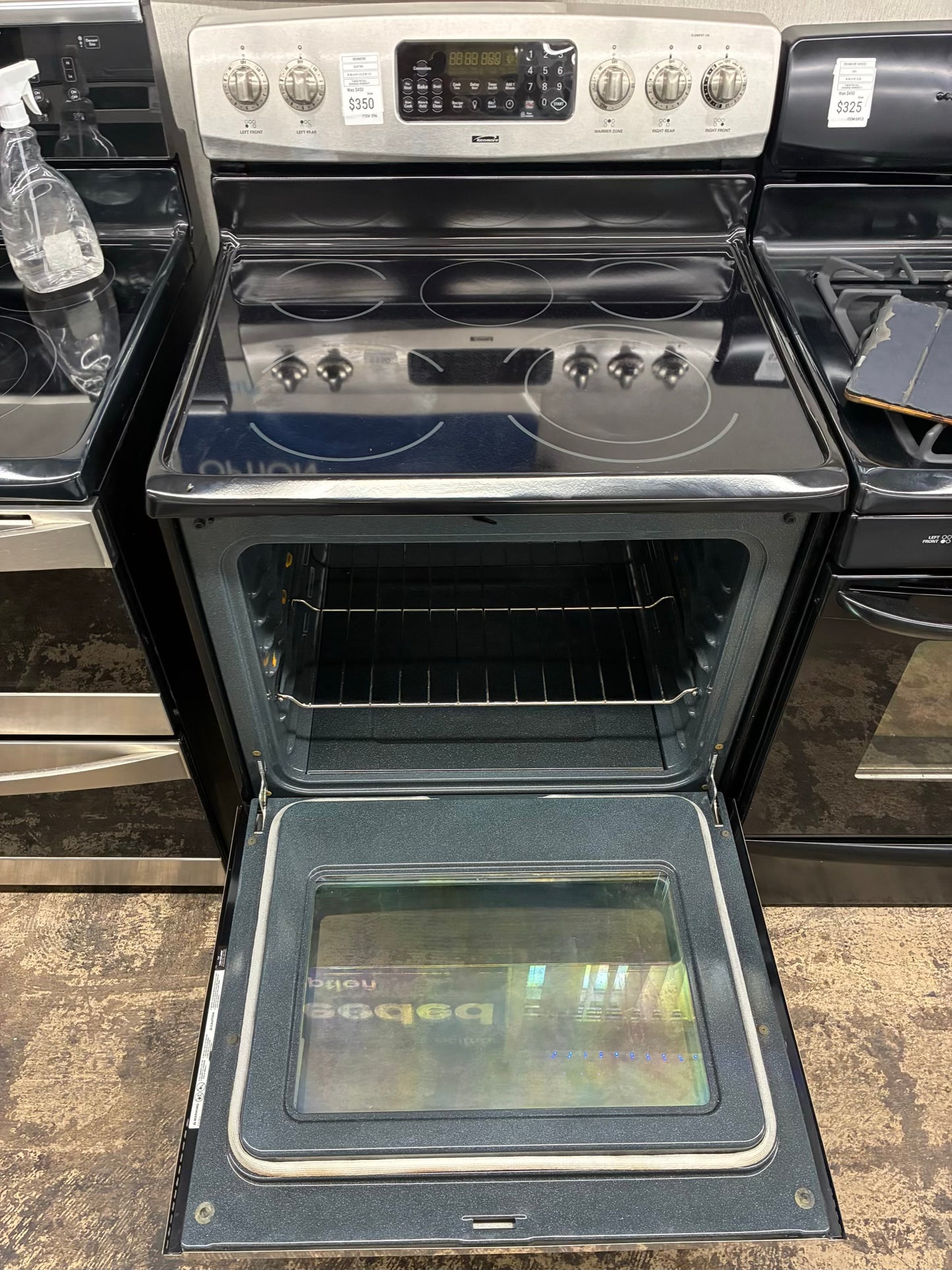 Kenmore range 5 burner 30 inch stainless steel