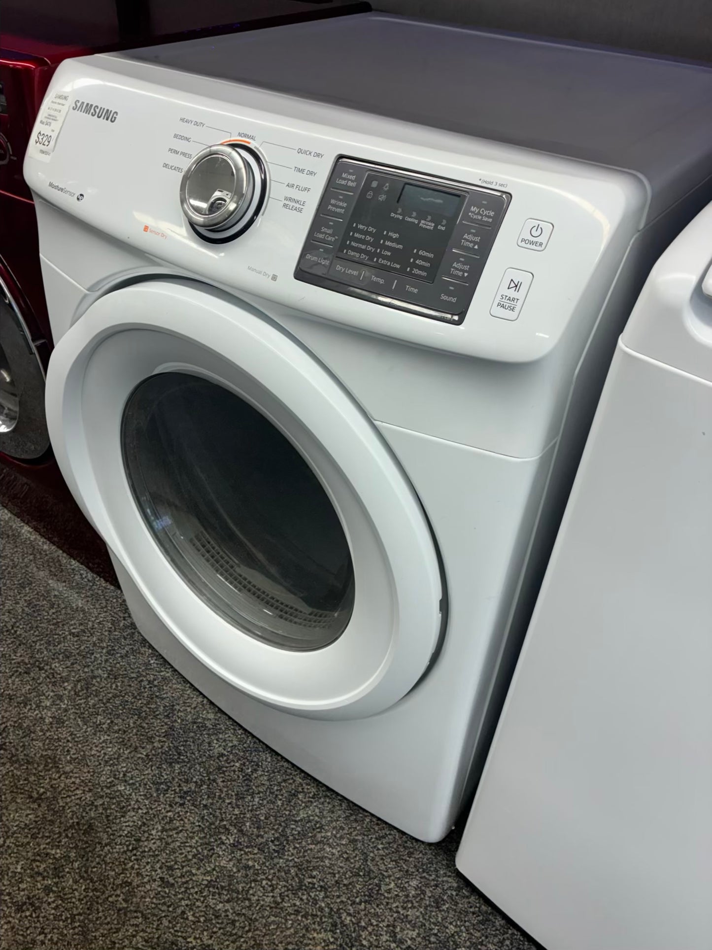 Samsung Electric Dryer 27”white front load