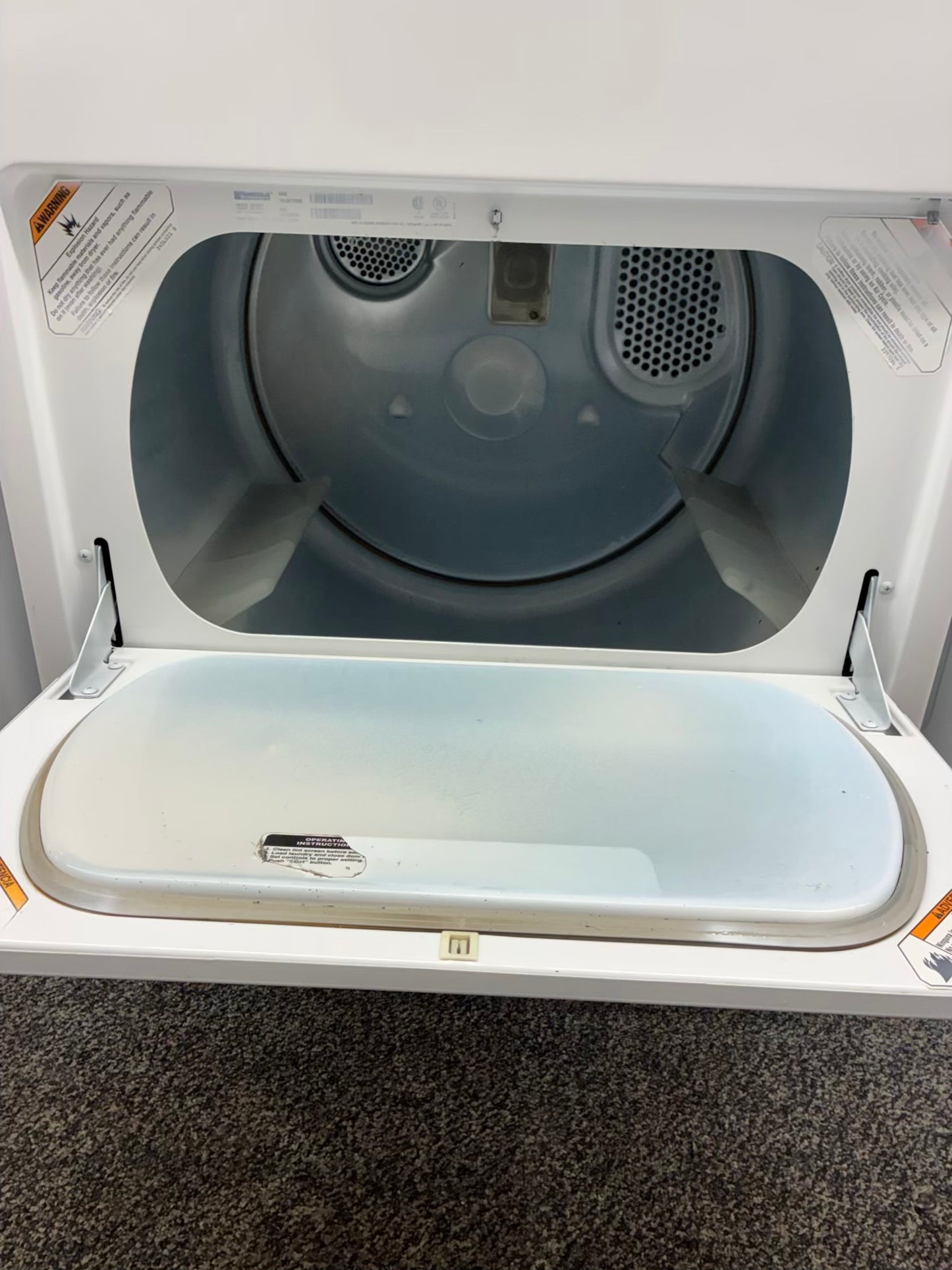 Kenmore side x side dryer electric 220v large capacity 29”