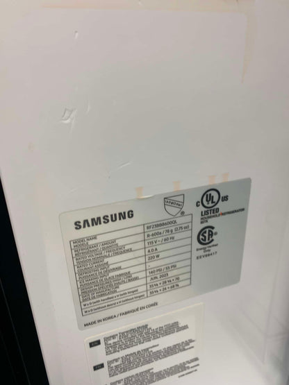 ⭐️ Mothers day .★ Samsung Open Box  Bespoke 23 cu. ft. 4-Door French Door Smart Refrigerator with Beverage Center in Stainless Steel, Counter Depth RF4461