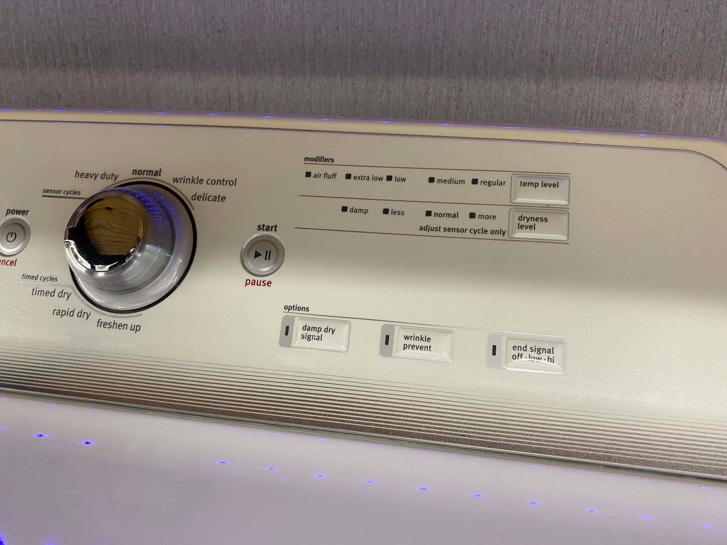 ITEM #ED389 Maytag electric dryer large capacity side x side 29”