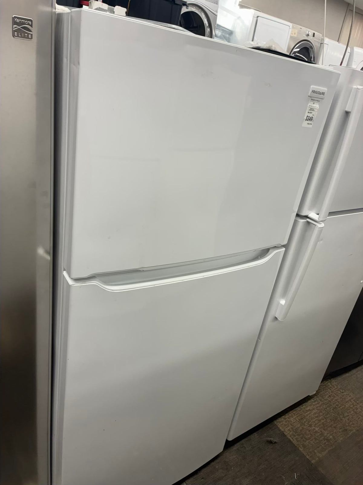 Frigidaire top freezer refrigerator 30”