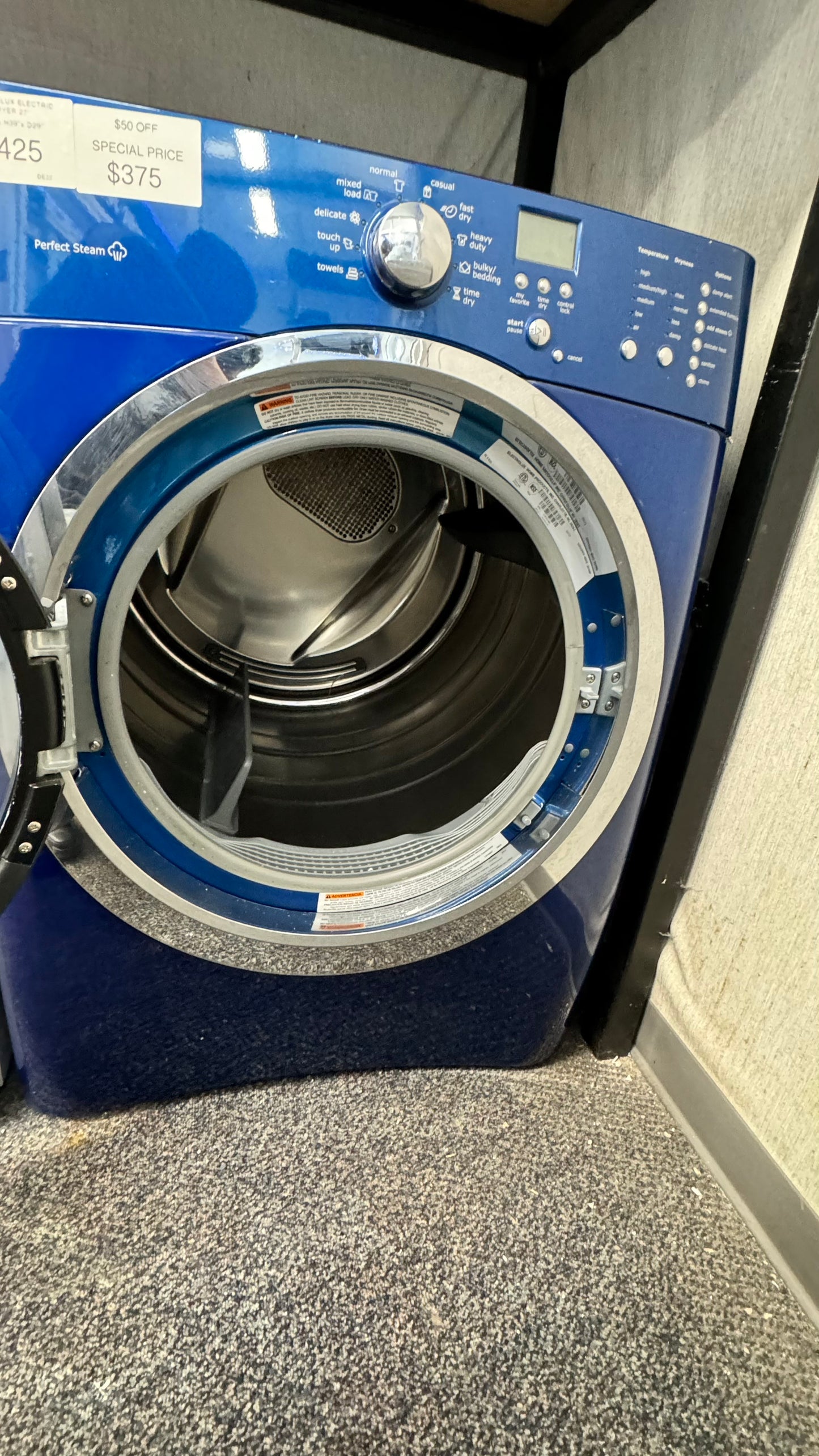 Electrolux electric dryer