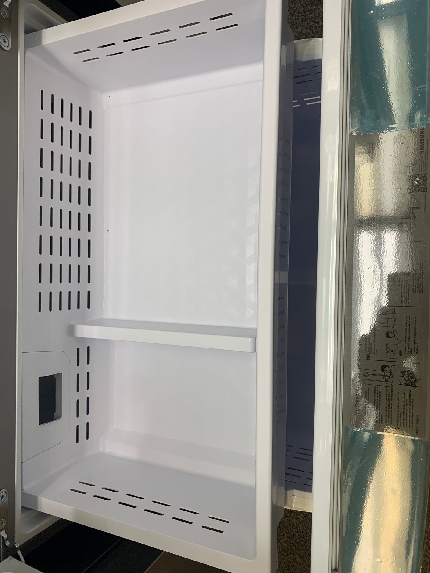 ⭐️ Mother’s Day ★ Samsung Open Box French Door Refrigerator 35.75 in. W 27 cu. ft. 3-Door in Fingerprint Resistant Stainless Steel, Standard Depth M: RF27T5201SR