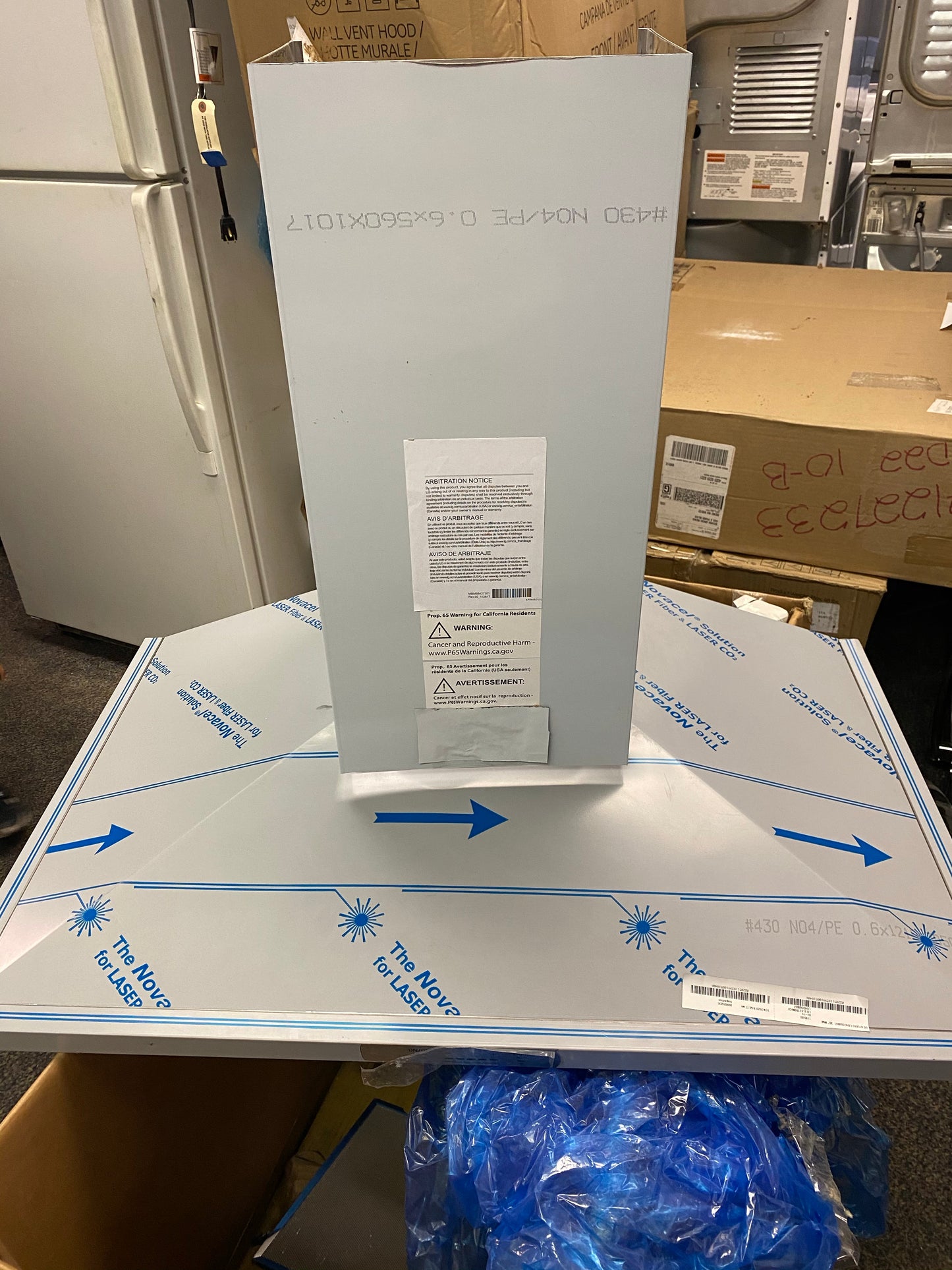 Lg studio 36 stainless steel chimney new Range Hood