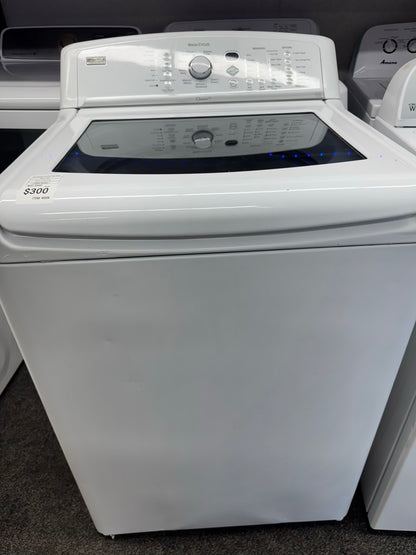 Kenmore elite oasis HT top load washer machine whit glass door and clean washer technology
