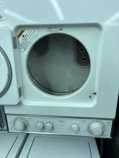Whirlpool laundry center  washer and dryer set electric stackable 24”