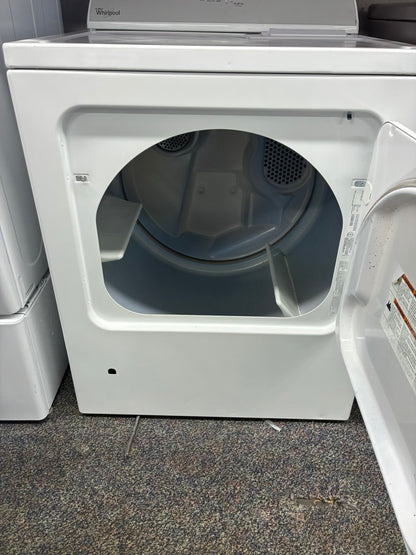 Whirlpool gas dryer white 29” large capacity