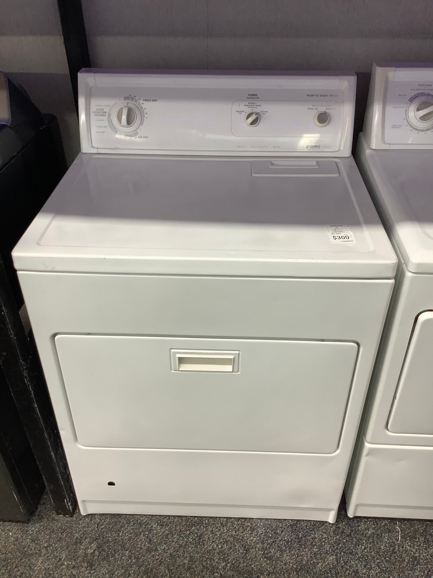 Kenmore gas dryer Side x Side 29”