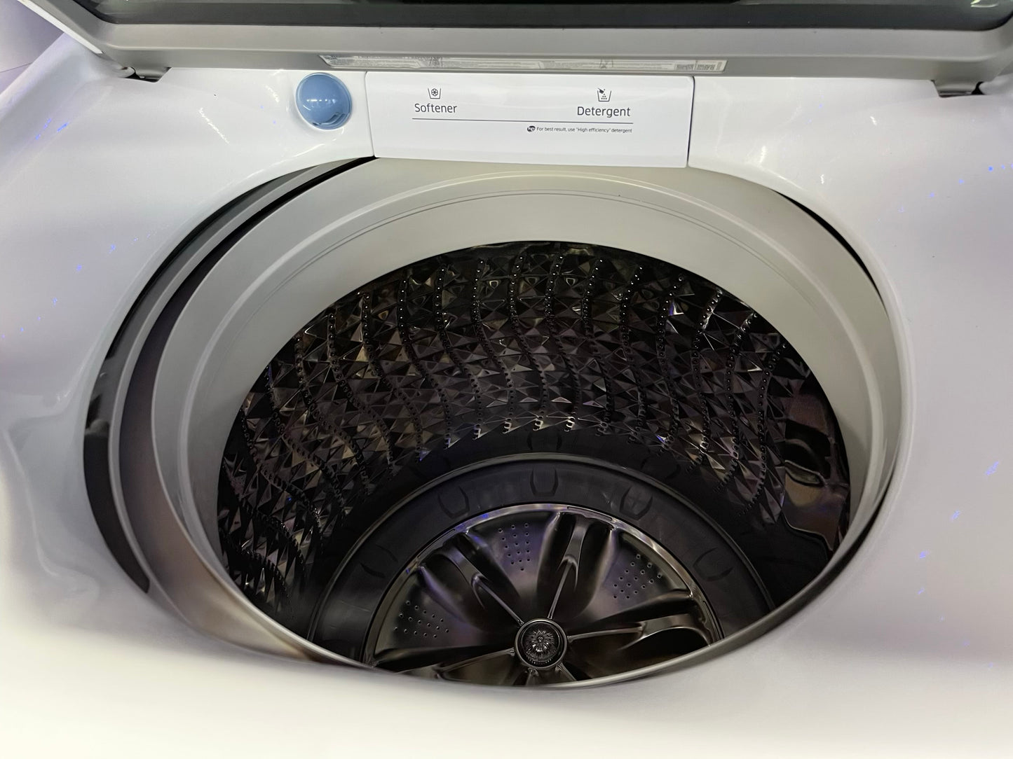 ^ Samsung washer and dryer gas Side x Side large capacity stainless steel drum 27” items : #W88E , #GD94S