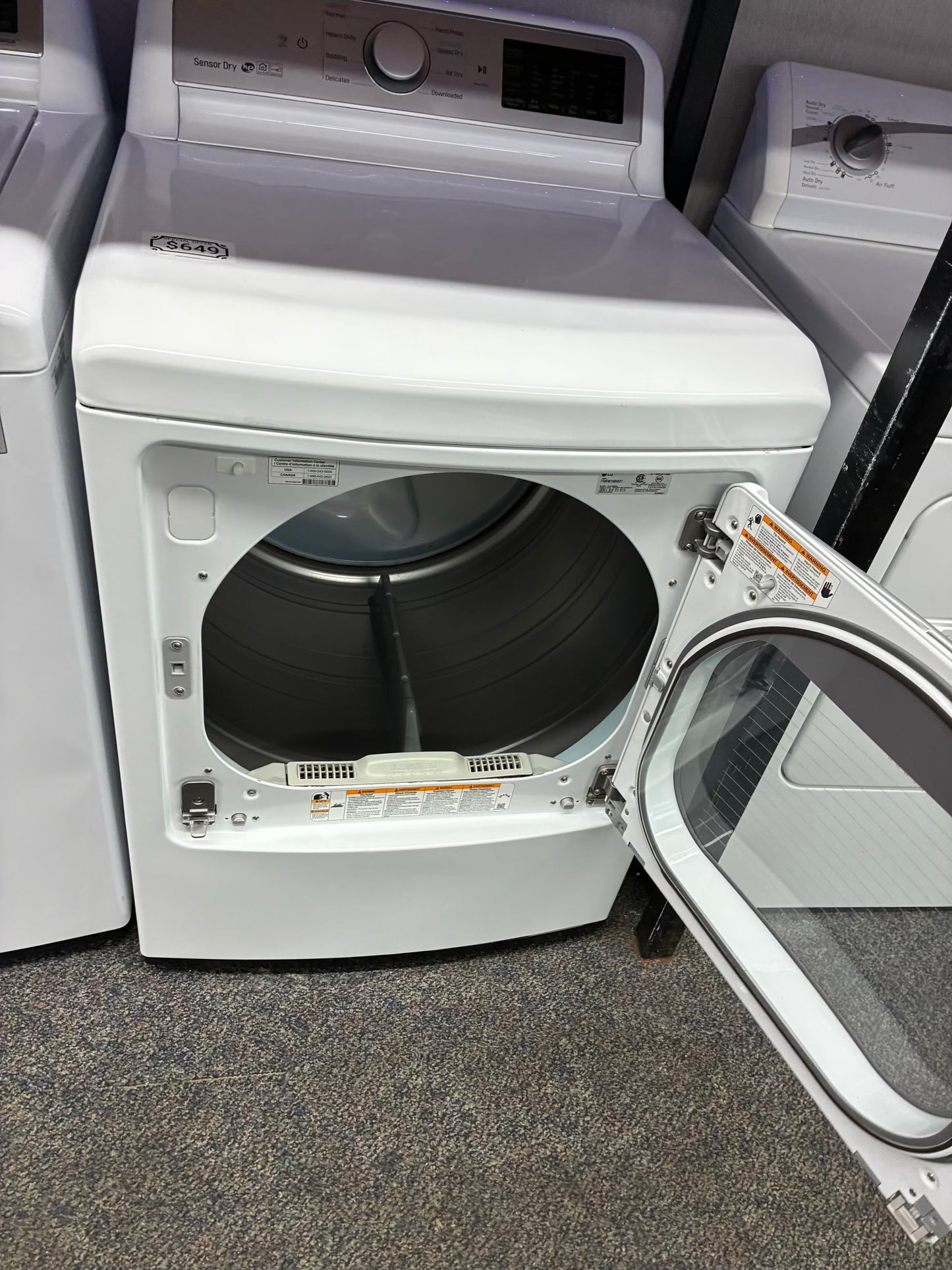 LG WASHER N DRYER TOP LOAD ELECTRIC 27” SIDE BY SIDE LARGE CAPACITY