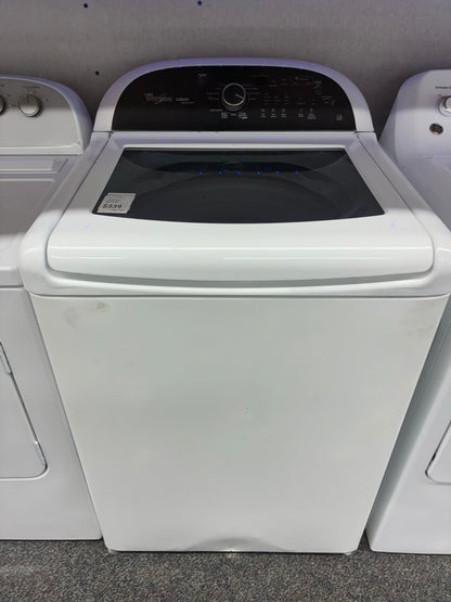 Whirlpool top load large capacity white 27”