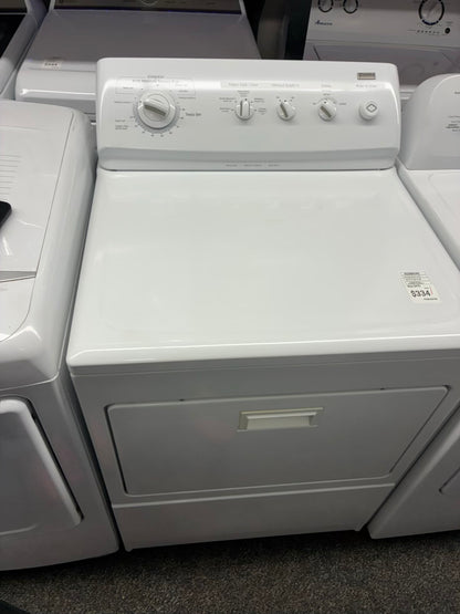 Kenmore electric dryer 27” large capacity white