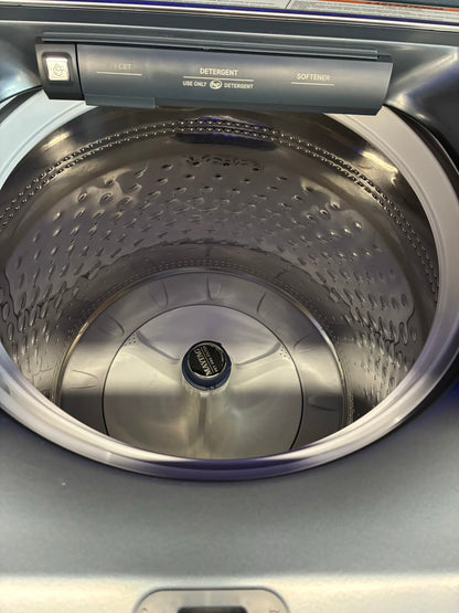 Maytag set  4.7 cu. Ft. Pet Pro top load side by side dryer electric 7.0 pet pro VOLCANO BLACK SCRATCH AND DENTS…. ORIGINAL PRICE $1269