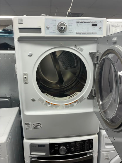 Gas Front load set Maytag washer and gas Kenmore dryer 27” large capacity