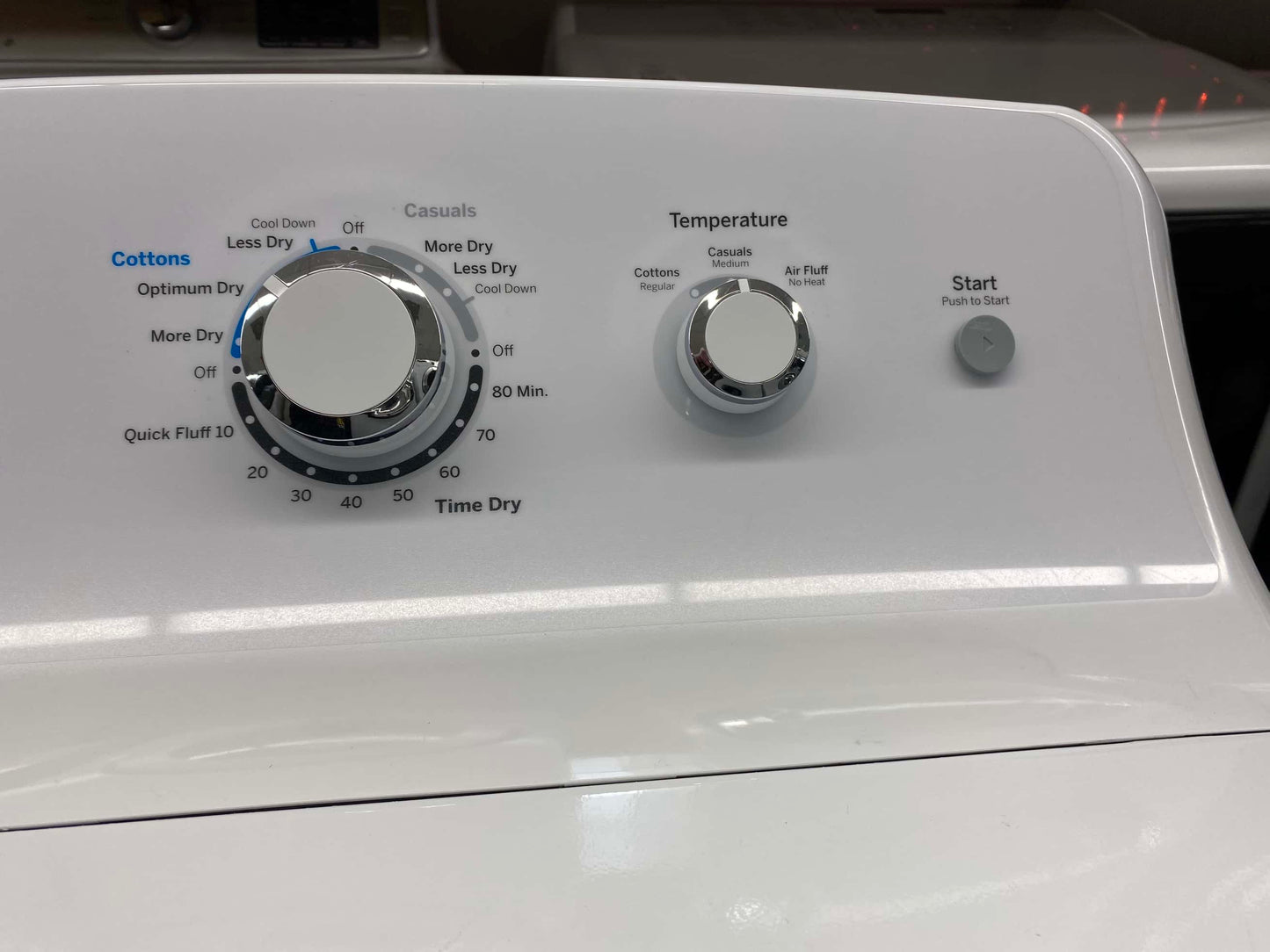 ITEM #GD63C GE  gas dryer Side x Side 27”