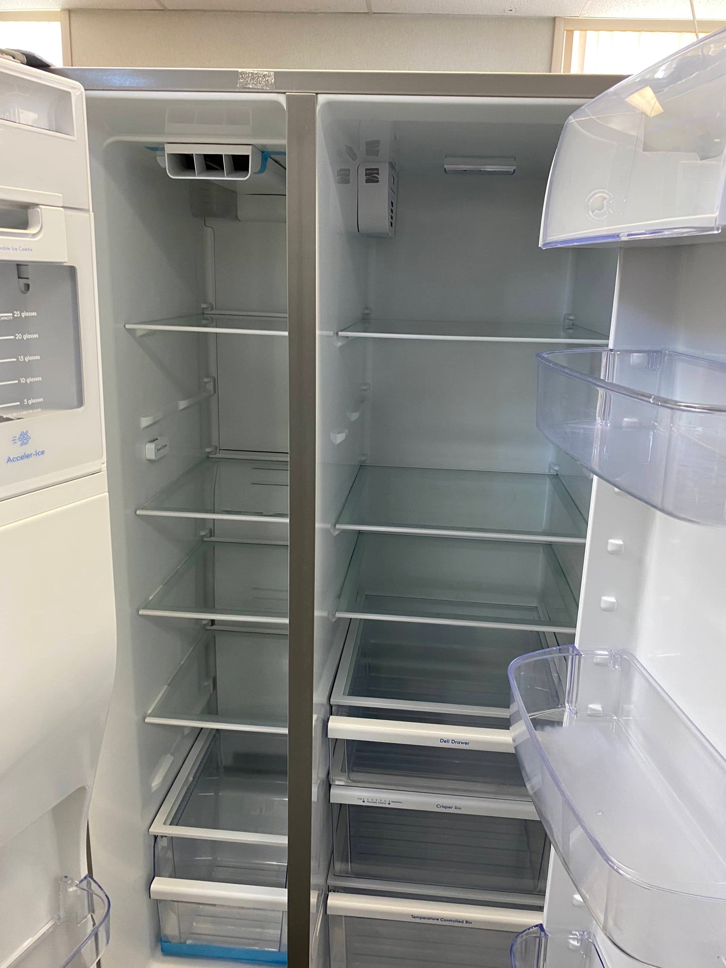 Kenmore side x side refrigerador stainless steel w/water ice dispenser 36 in