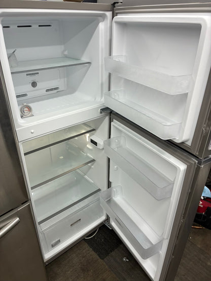 Whirlpool top freezer refrigerator stainless steel 24”