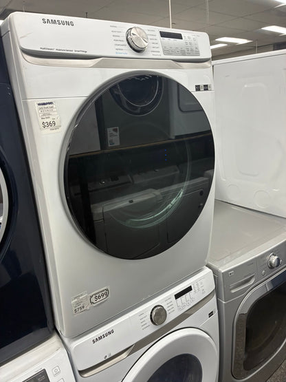 SAMSUMG electric washer and dryer 27” front load