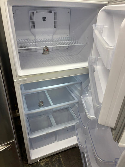 Kenmore top freezer refrigerator stainless steel 30”