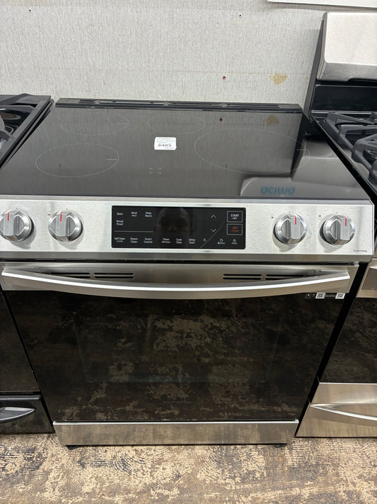 Samsung induction  electric stainless steel range 5 burner 30 inch