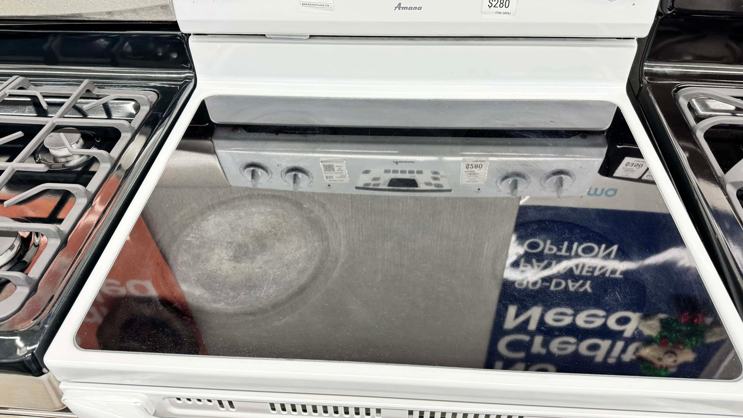 Amana electric range white