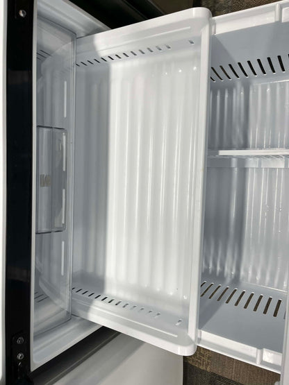 - ITEM: #RF74S  kenmore  French door refrigerator slate black 36”