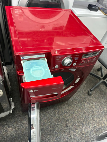 LG gas dryer 27” large capacity red with steam option
