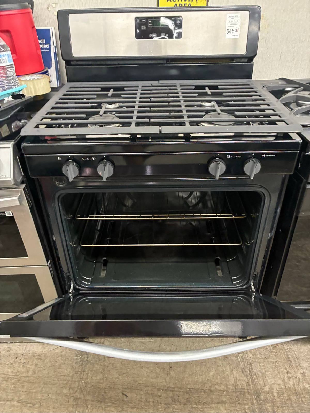 Whirlpool Gas Range Stainless Steel 4 Burners 30”