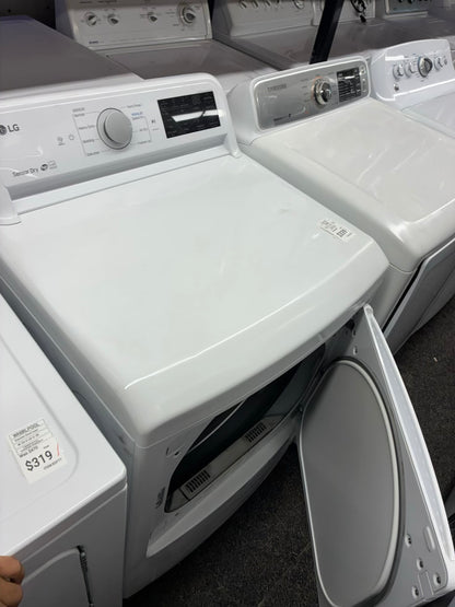 LG gas dryer 27” large capacity white