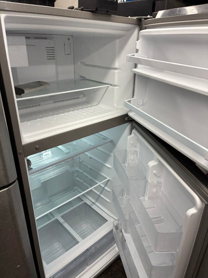 Whirlpool top freezer refrigerator stainless steel 28l