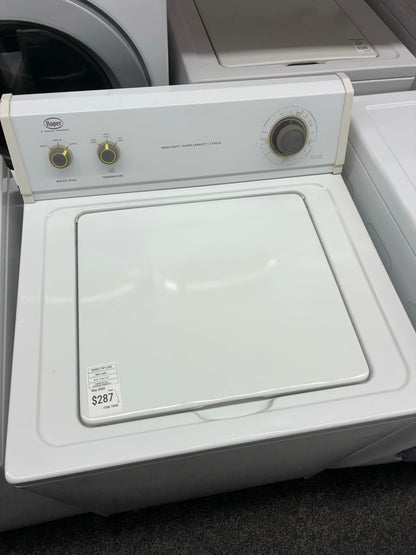 ROPER top load washer  large capacity side x side 27”