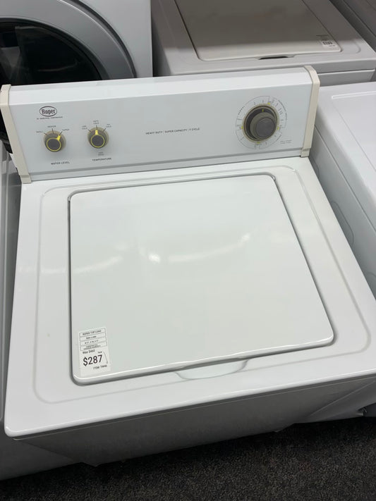 ROPER top load washer  large capacity side x side 27”