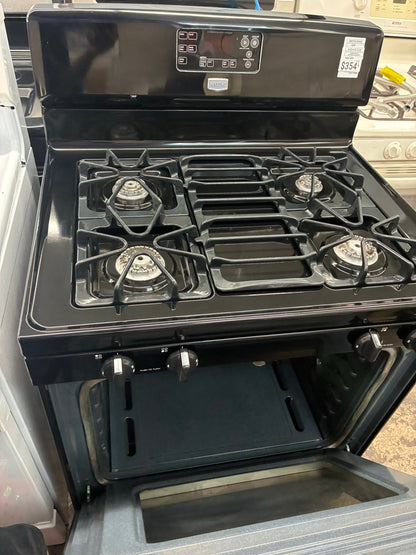 Maytag Gas Range Black 4 Burners 30”