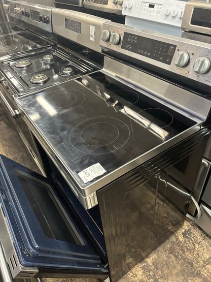 Samsung electric range stainless steel 30”