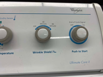ITEM #ED196  Whirlpool electric dryer large capacity side x side 29”