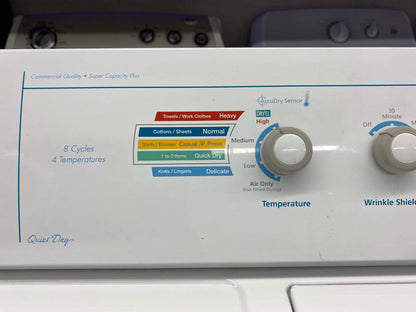 ITEM #ED196  Whirlpool electric dryer large capacity side x side 29”