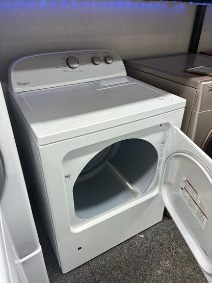 Whirlpool gas dryer white 29” large capacity