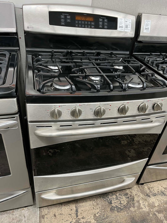 - ITEM #GR52G GE Stainless steel gas range 5 burner 30 inch
