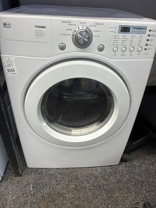 LG Electric Dryer 27” white front load