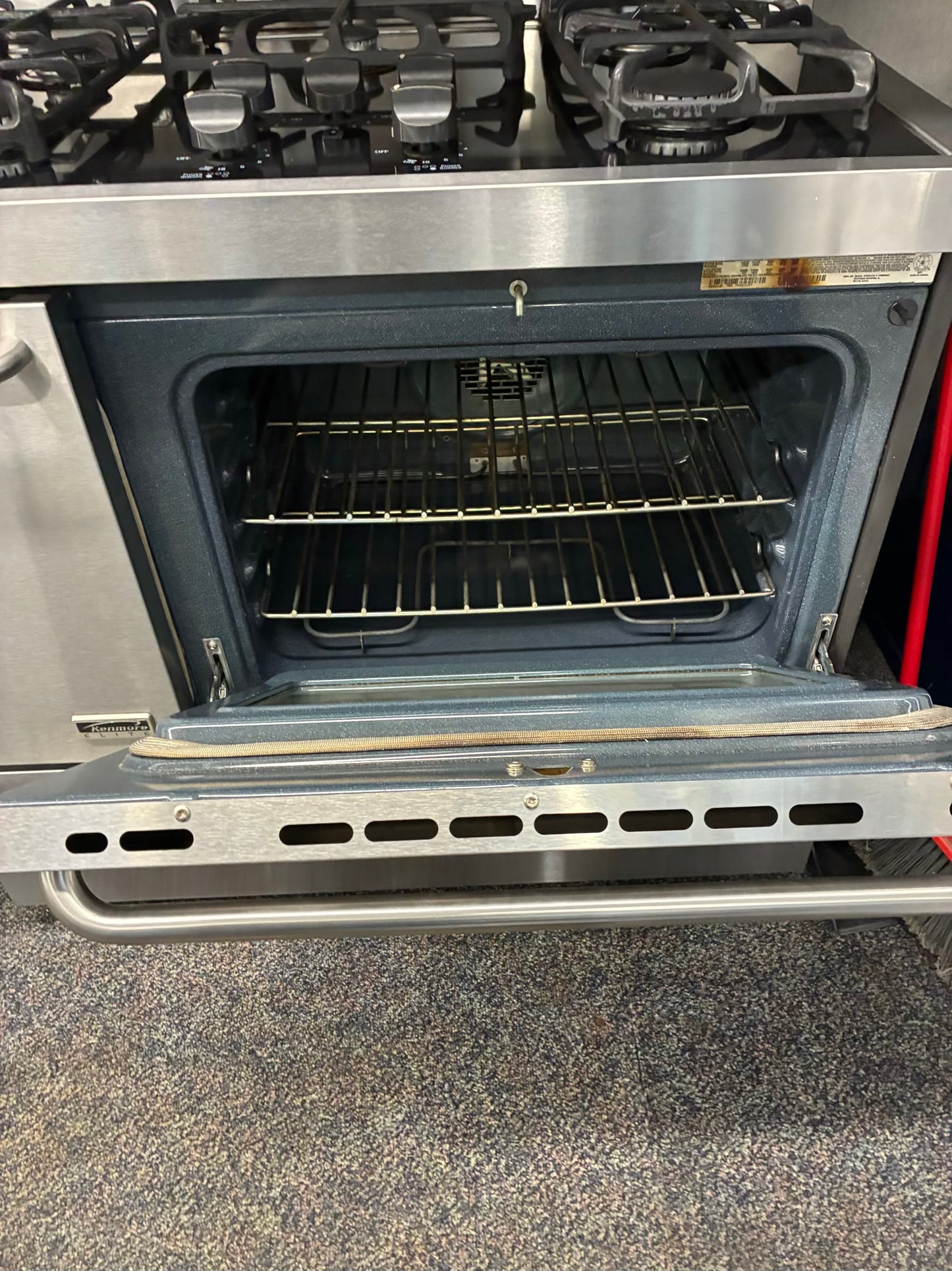 KENMORE ELITE   DUAL FUEL STAINLESS STEEL 40” SPECIAL OFFER