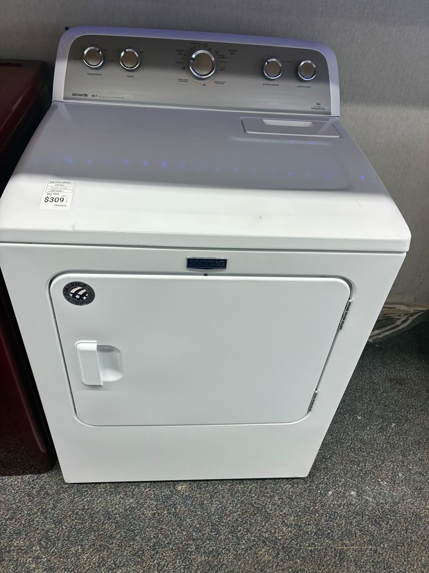 LG Electric Dryer 29 ”white
