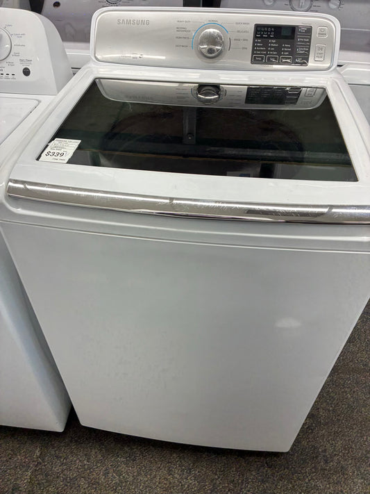 Samsung top load large capacity white 27”