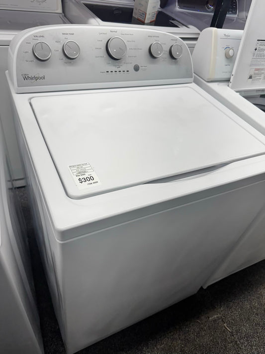 Whirpool top load washer machine whit clean washer affresh